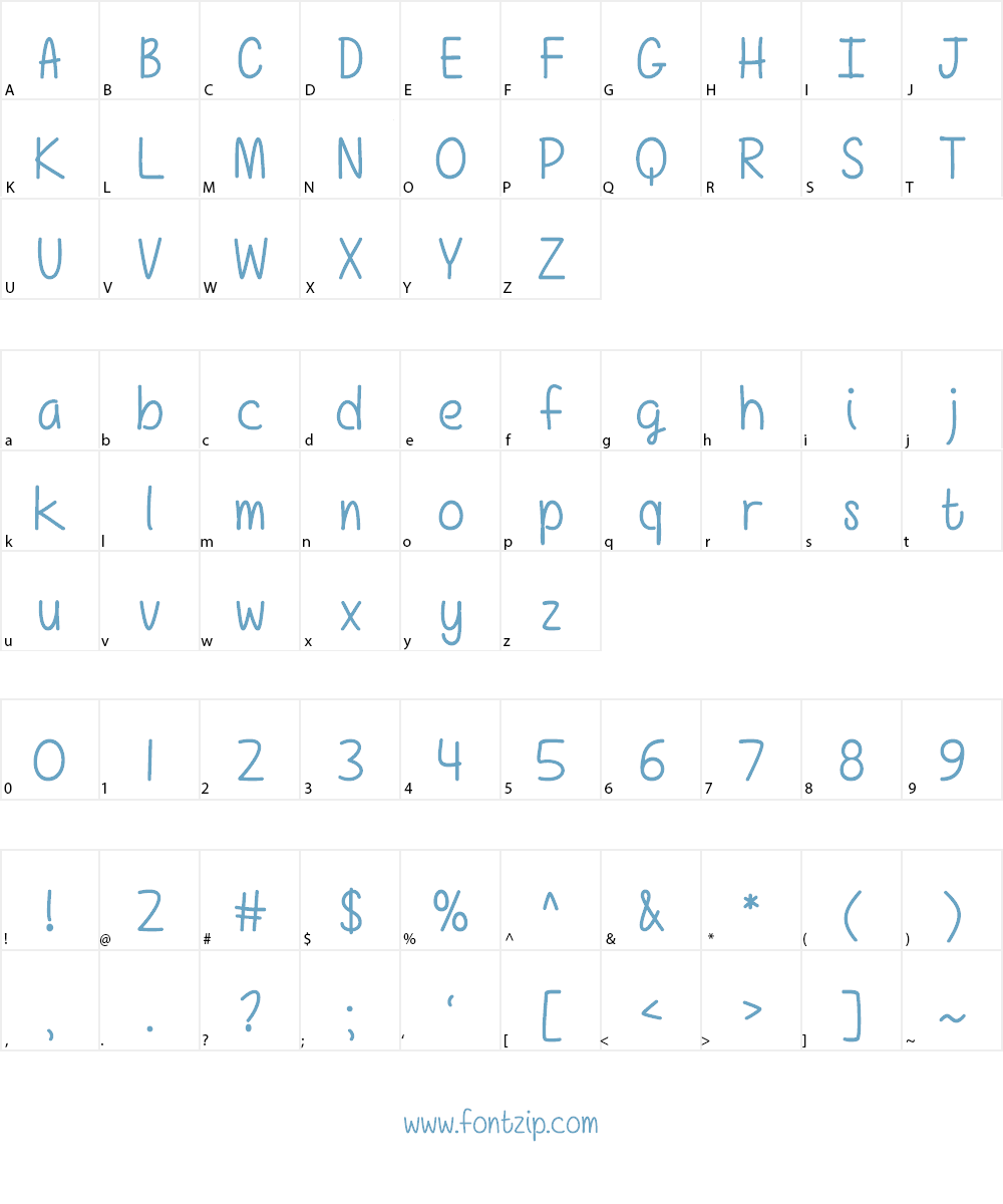 Girls Have Many Secrets Font Character